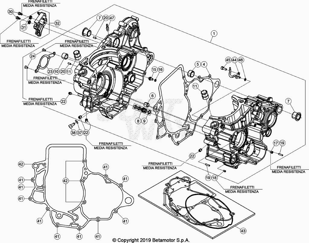 Carter moteur No 679