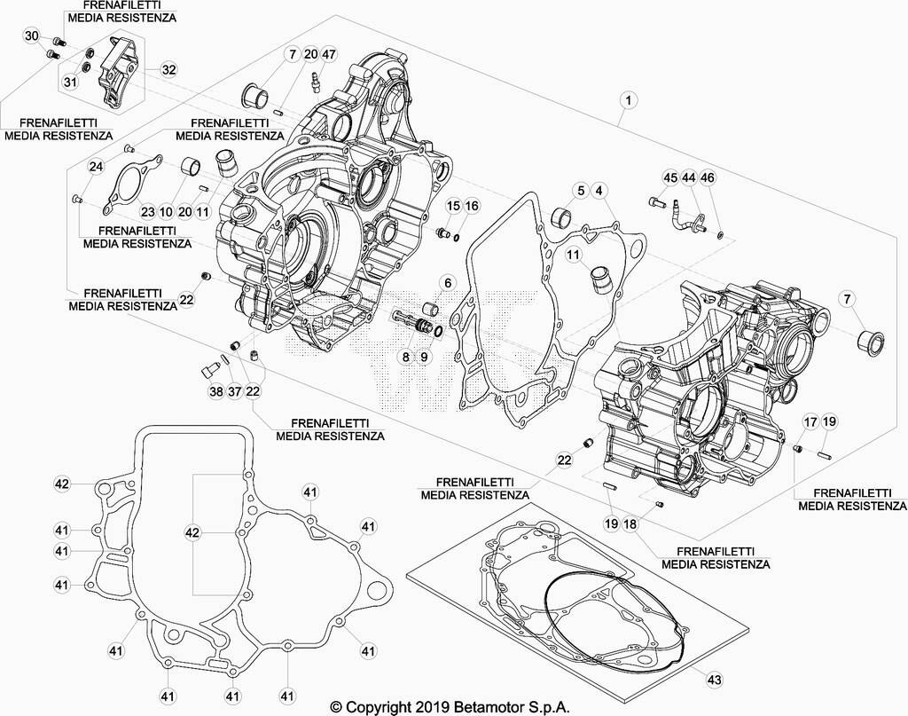 Carter moteur No 677