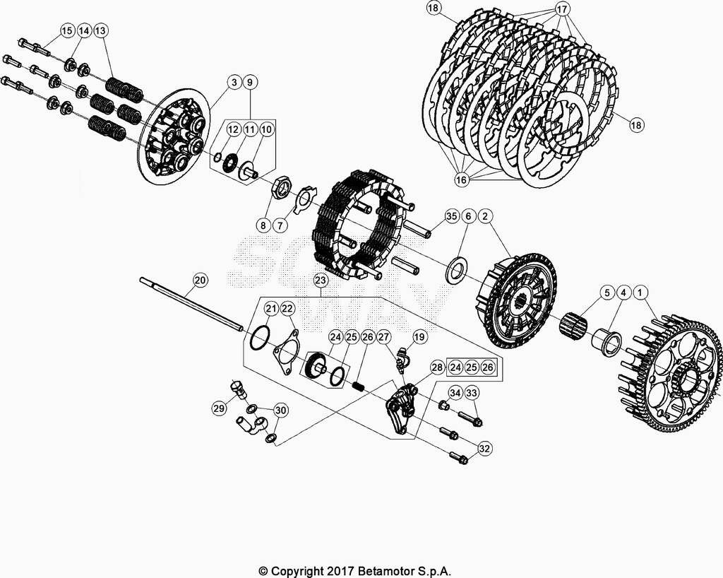 Embrayage No 2133