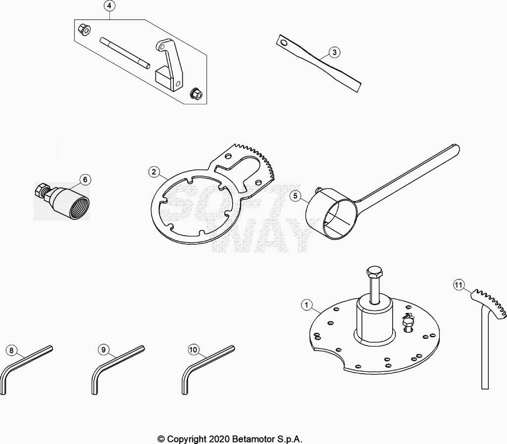 Outillage moteur No 11