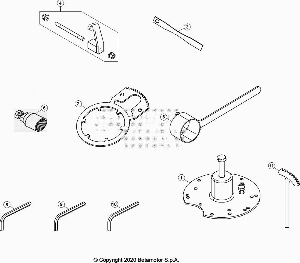 Outillage moteur No 9