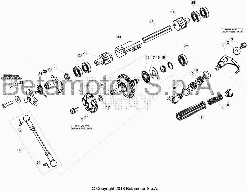Pompe a eau/valves No 19