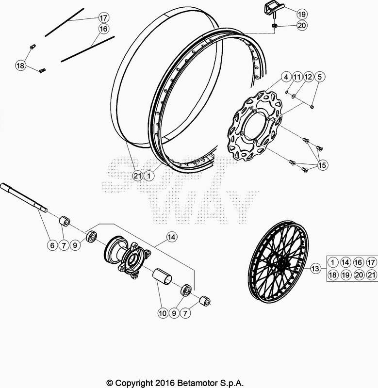 Roue avant No 2450