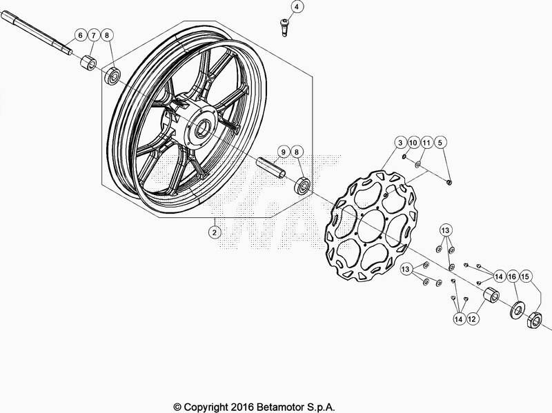 Roue avant No 2433