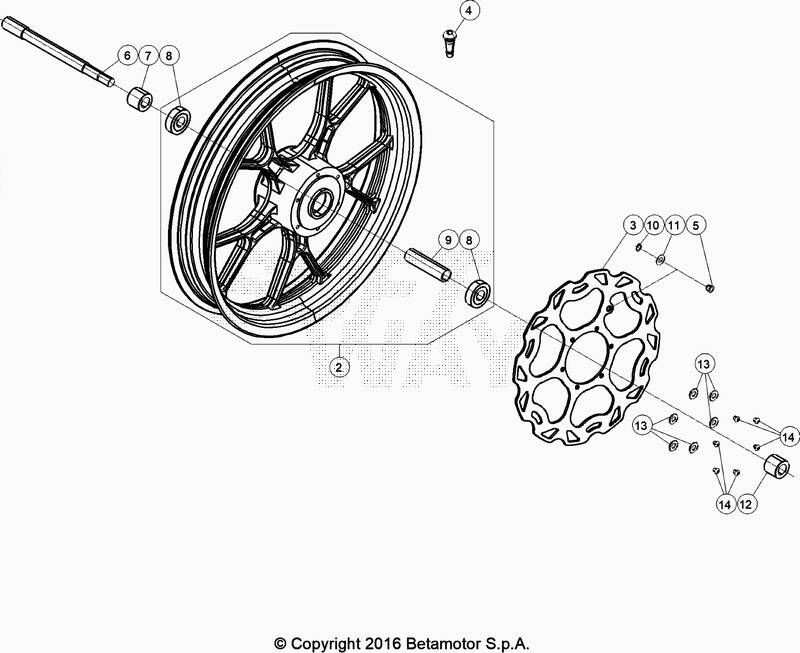 Roue avant No 2443