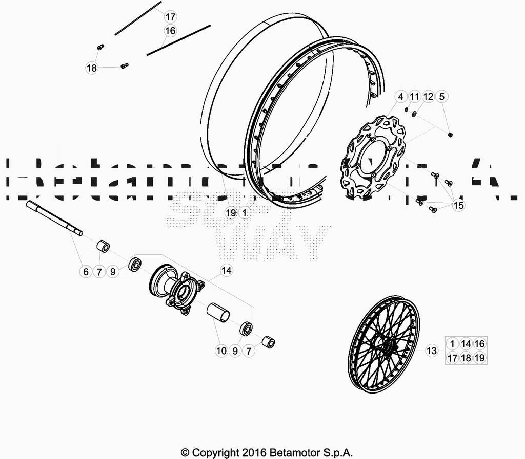 Roue avant No 2438