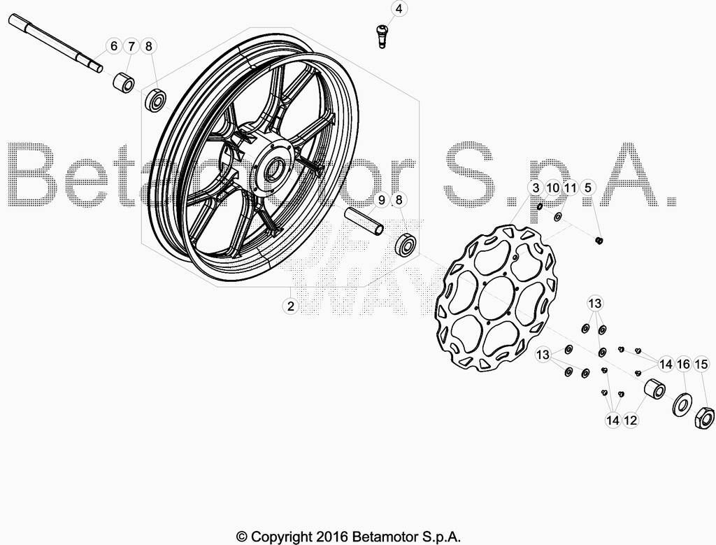 Roue avant No 2428