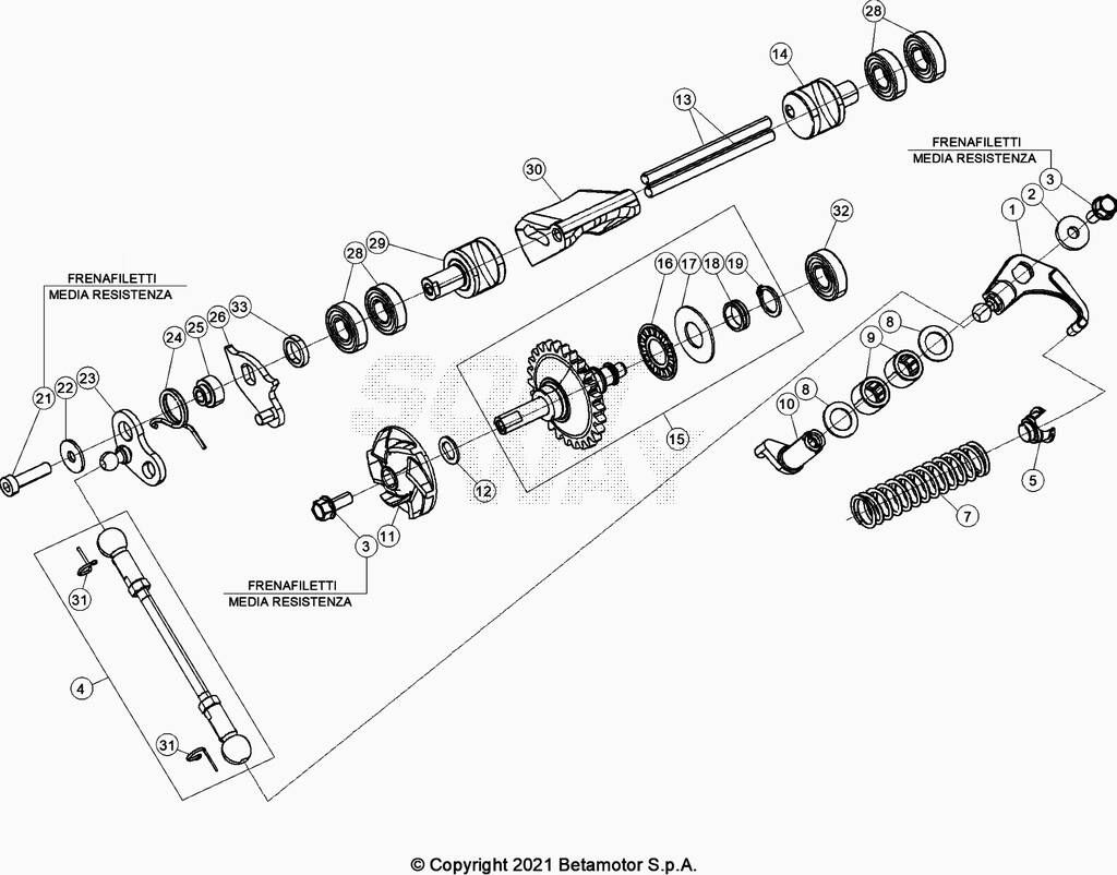 Pompe a eau/valves No 16