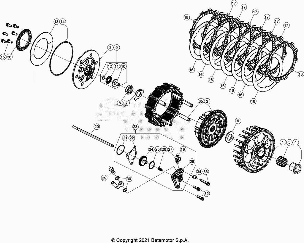 Embrayage No 2131