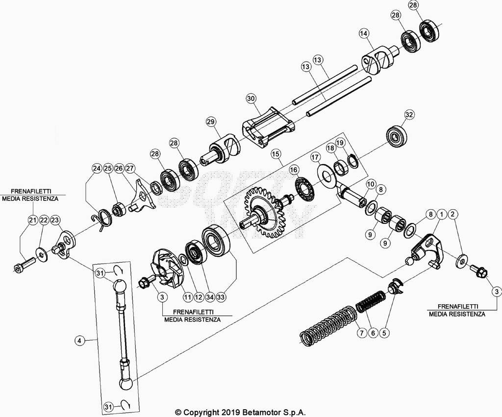 Pompe a eau/valves No 7
