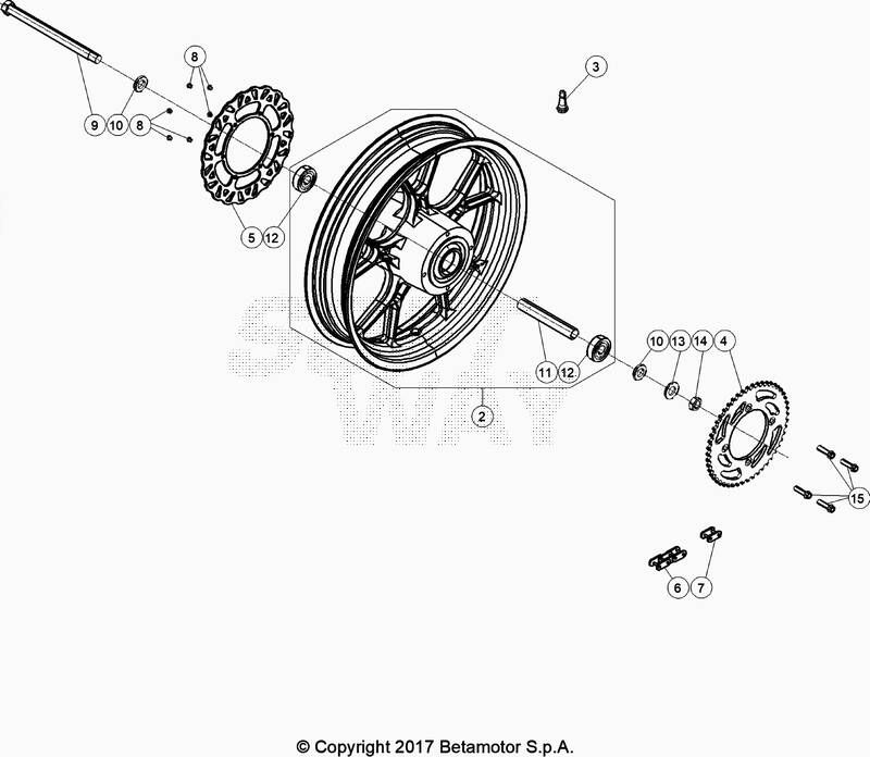 Roue arriere No 2499