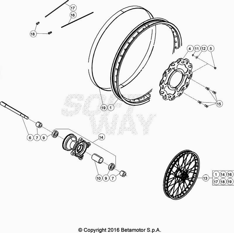 Roue avant No 2446
