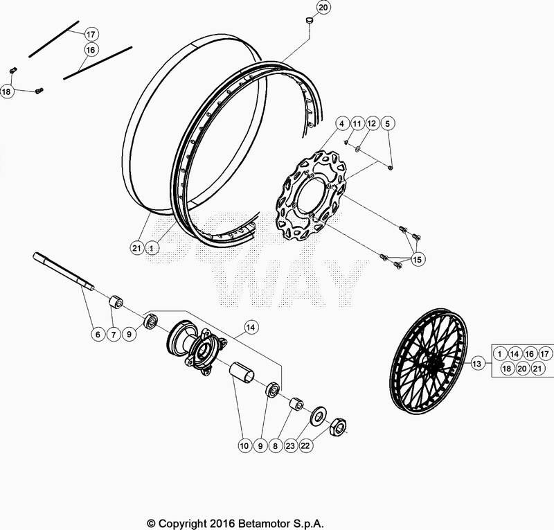 Roue avant No 2419