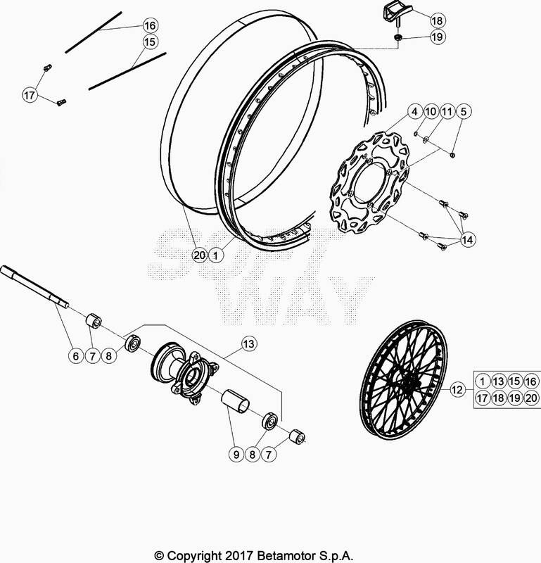 Roue avant No 2418