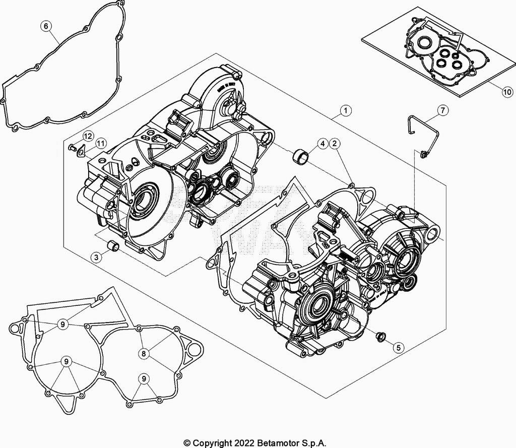Carter moteur No 683