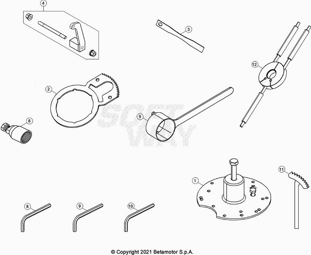 Outillage special moteur No 1