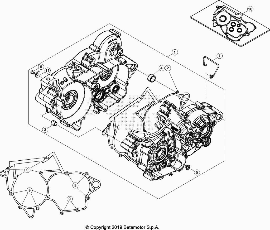 Carter moteur No 682