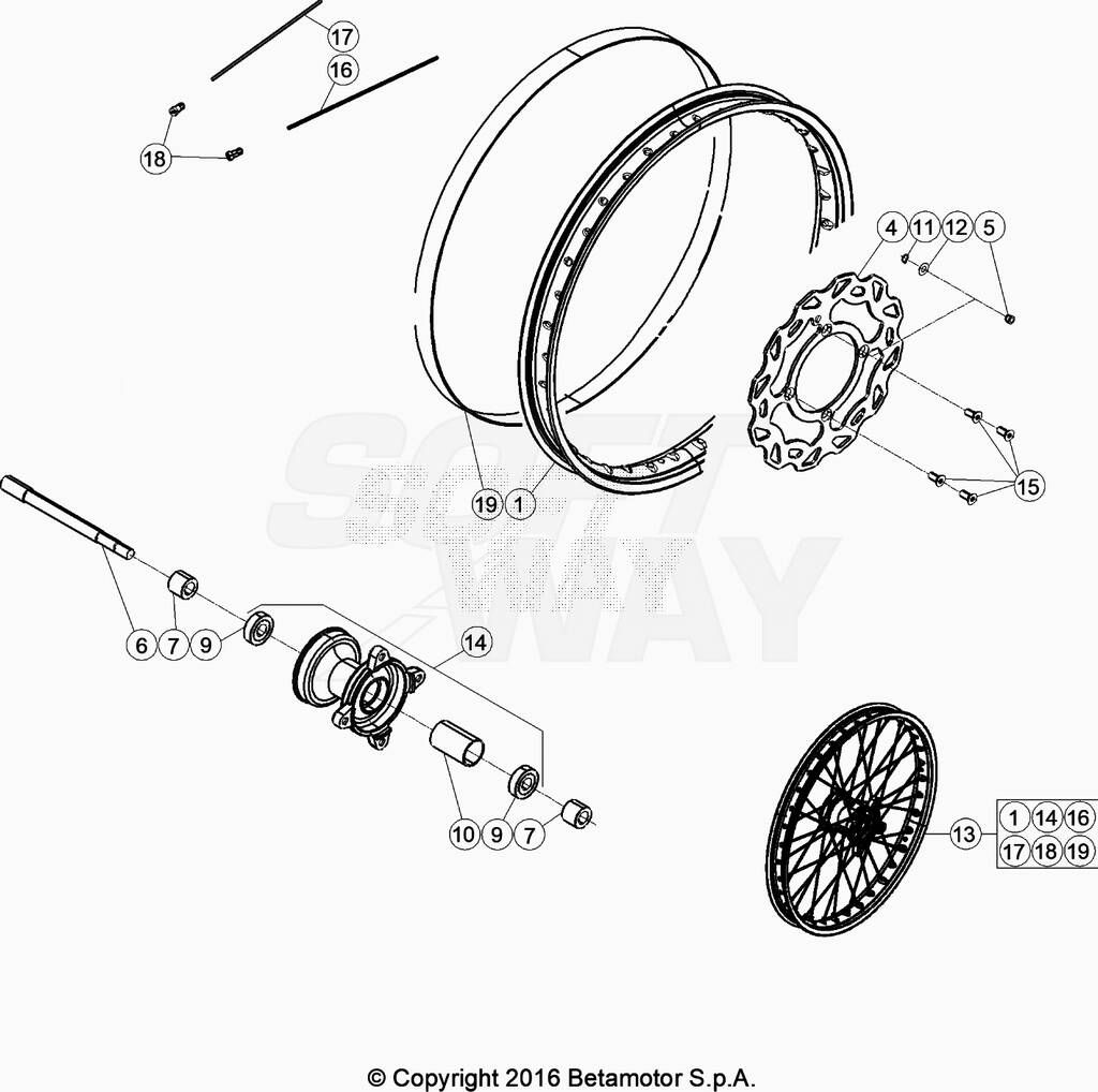 Roue avant No 2427