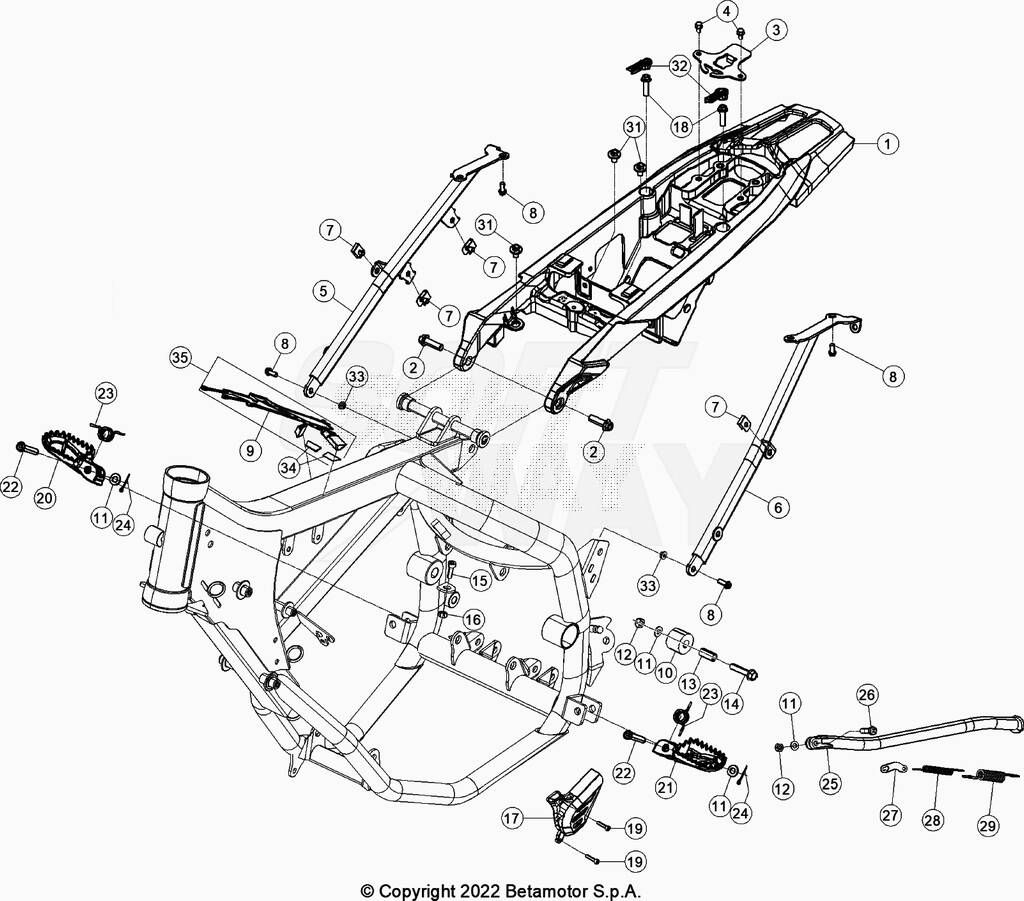 Accessoires du chassis No 6