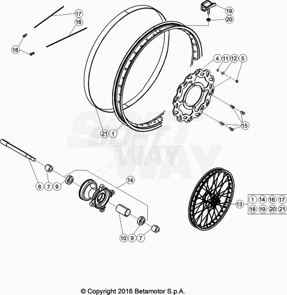 Roue avant No 2451