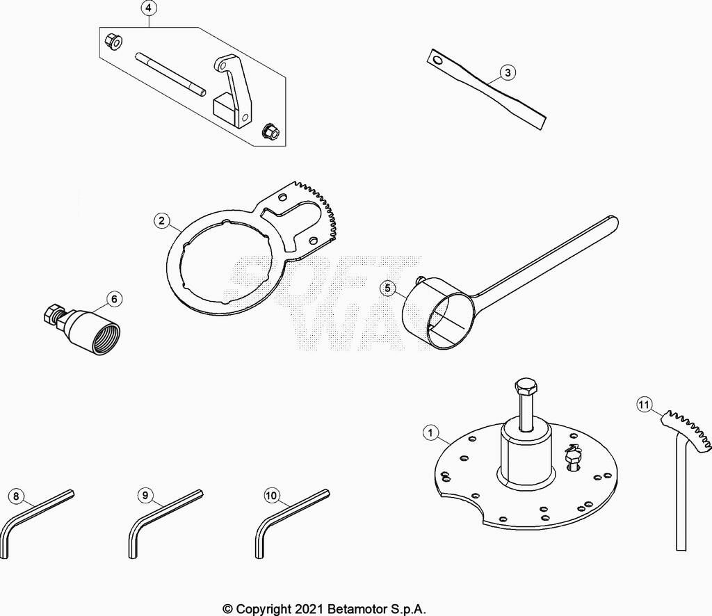 Outillage moteur No 13