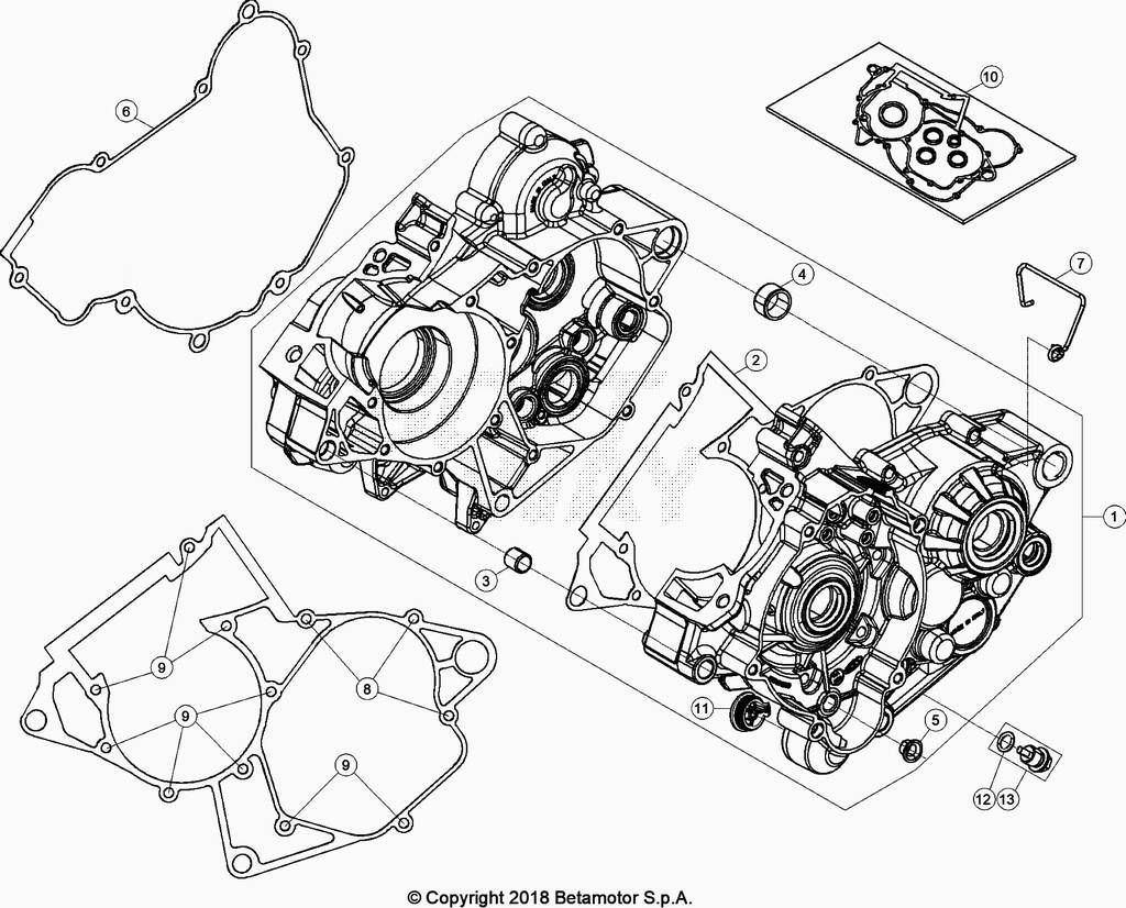 Carter moteur No 669