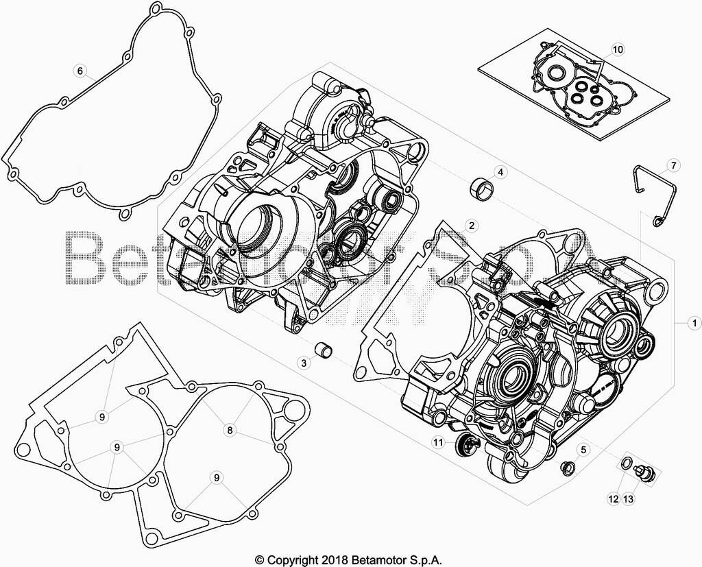 Carter moteur No 692