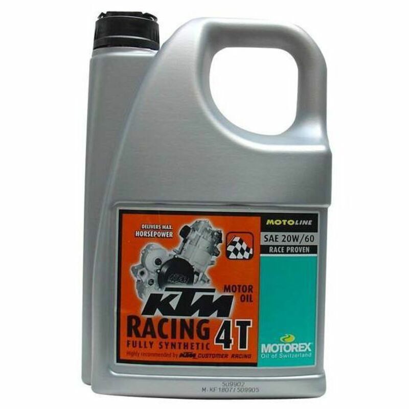Huile moteur motorex ktm racing 4t 20w60 - 4 litres
