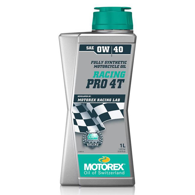 Huile motorex racing pro 4 temps 0w40 1l