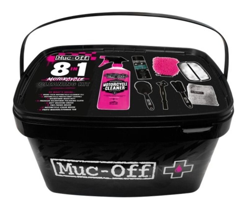Kit de nettoyage moto muc-off 8 en 1 